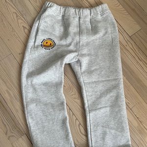 Grey sweatpants